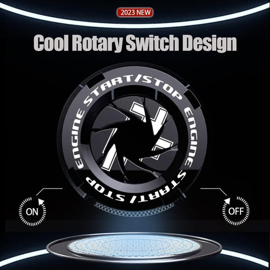 Rotary Push Start/Stop Button Cover