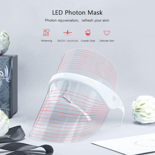 ✨ 3-in-1 LED Face Mask – Targets Acne, Wrinkles & Dark Spots