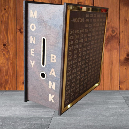 100 Days Wooden Money Challenge Vault – Premium Edition