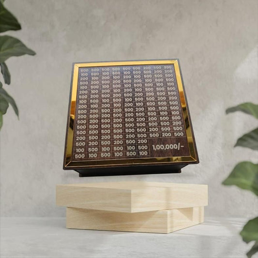 100 Days Wooden Money Challenge Vault – Premium Edition