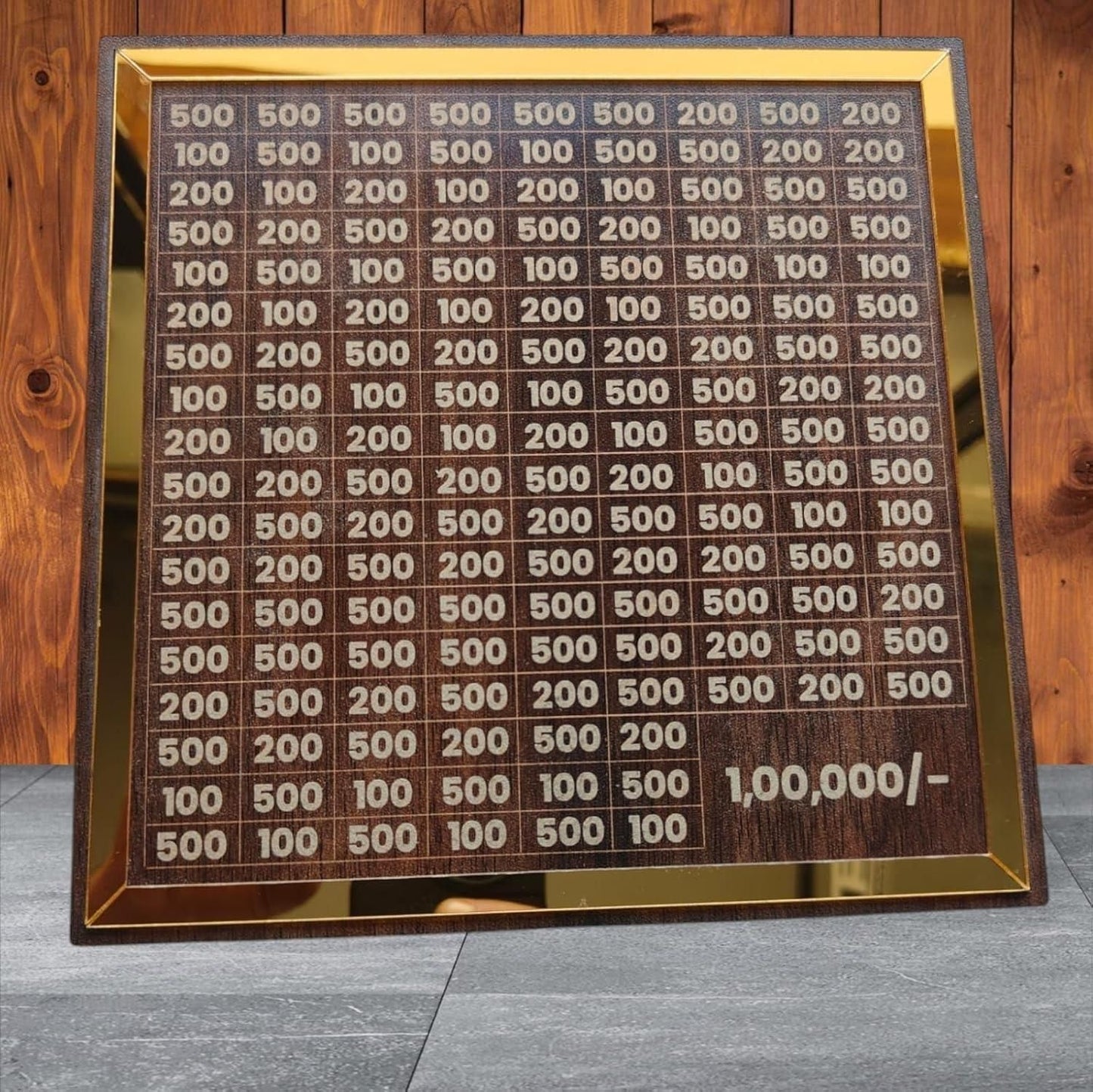 100 Days Wooden Money Challenge Vault – Premium Edition